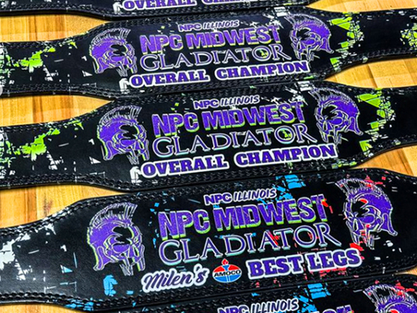 NPC Midwest Gladiator Award Weight Belts